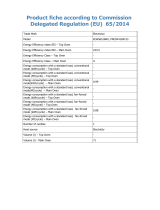 Electrolux EOA5651BAX Datasheet