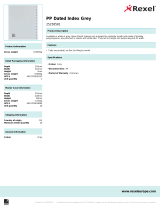 Rexel 25258581 Datasheet