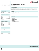 Rexel 23412090 Datasheet