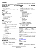 Toshiba PSDP2U-00F00C Datasheet