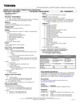 Toshiba P35W-B3226 Datasheet