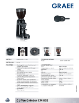 Graef CM802 Datasheet