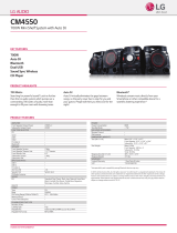 LG CM4550 Datasheet