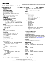 Toshiba S75-B7120 Datasheet
