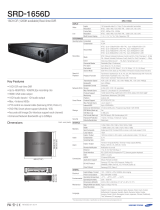 Samsung SRD-1656D-4TB Datasheet