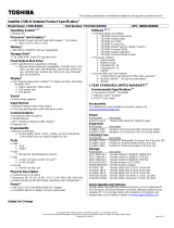 Toshiba C55D-B5203 Datasheet