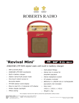 Roberts Radio REVIVAL MINI PASTEL BLUE Datasheet