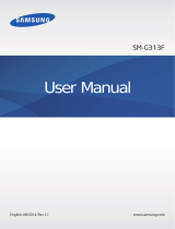 Samsung SM-G313F User manual