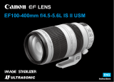 Canon EF 100-400mm f/4.5-5.6L IS II USM Operating instructions
