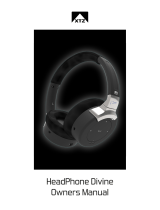 XTZ Headphone Divine Owner's manual