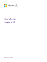 Microsoft Lumia 435 T-Mobile User guide