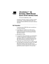 3com External ISDN Modem User manual