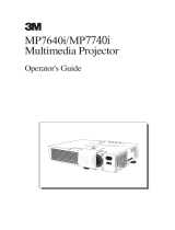 3M MP7740I User manual