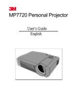 3M MP7720 User manual