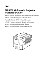 3M MP8650 User manual
