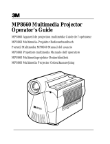 3M MP8660 User manual