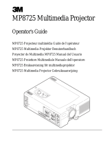 3M MP8725 User manual