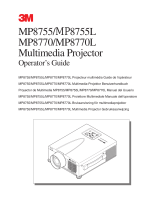 3M MP8770/MP8770L User manual