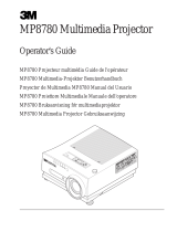 3M MP8780 User manual