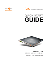 8e6 Technologies TAR MSA-004-004 User manual