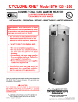 A.O. Smith CYCLONE XHE BTH-199 User manual