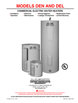 A.O. Smith DEL 10 User manual