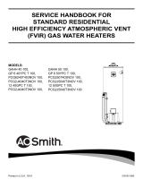 A.O. Smith 12 50GPC T 100 User manual