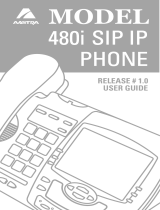 Aastra Telecom 480I SIP IP PHONE User manual