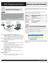 Abocom 802.11g Wireless Access Point WAP253 User manual