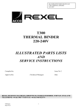 Rexel T300 User manual