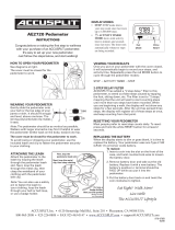 Accusplit AE2720 User manual