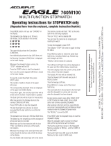 Accusplit Eagle 760M100 User manual