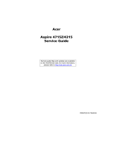 Acer 4315 User manual