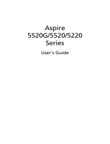 Acer 5520 User manual