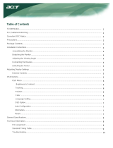 Acer AL1917X User manual