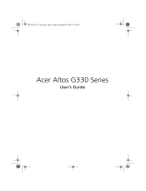 Acer G330 User manual