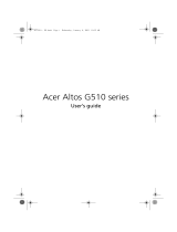 Acer G510 series User manual