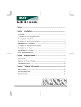 Acer Model User manual