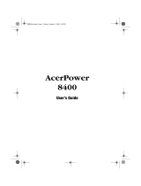 Acer Power 8400 User manual