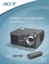 Acer Projector XD1150 User manual