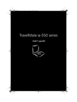 Acer TravelMate a550 User manual