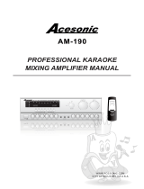 Acesonic AM-190 User manual