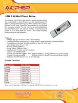 ACP-EP Memory USB/128-2.0 User manual