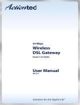 ActionTec GT704WG User manual