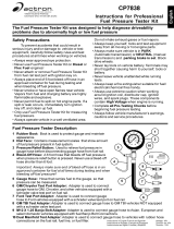 Actron CP7838 Operating instructions