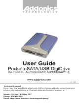 Addonics Technologies AEPDDESUWP-X User manual