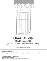 Addonics Technologies RAID Tower IX User manual