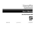 ADT Security System User manual