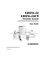 ADT Security Services VISTA-15 User manual