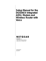 Netgear DG834GVv2 - ADSL2+ Modem And Wireless Router User manual